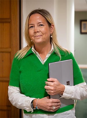 Hanna Wirström, finance director och chef för ekonomiavdelningen, Katolska kyrkan